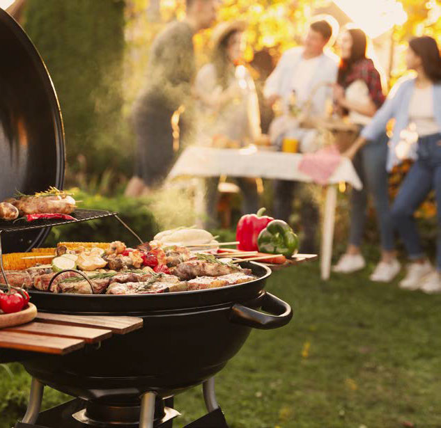 Outdoor BBQ & Social Seating Areas