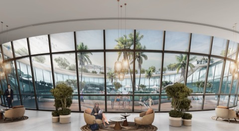 Lounge Overlooking Leisure Pool Area