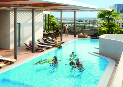 Swimming Pool & Rooftop Infinity Pool