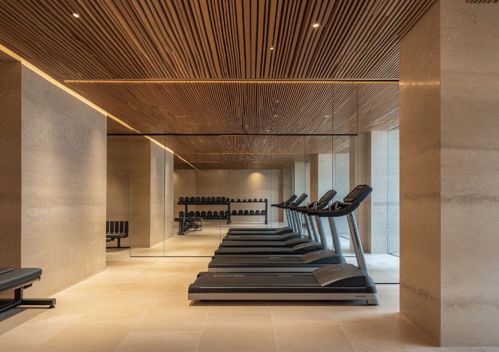 Fully Equipped Gym & Wellness Zones